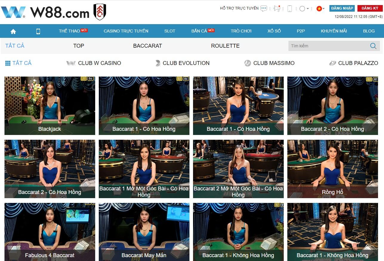 Casino online trực tuyến W88