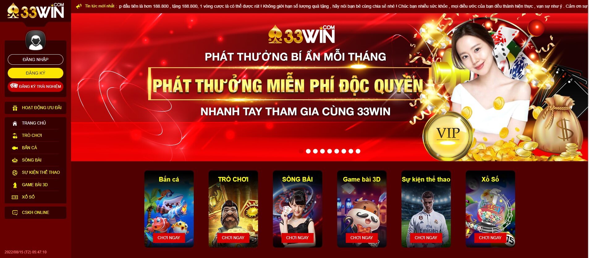Cổng game 33WIN