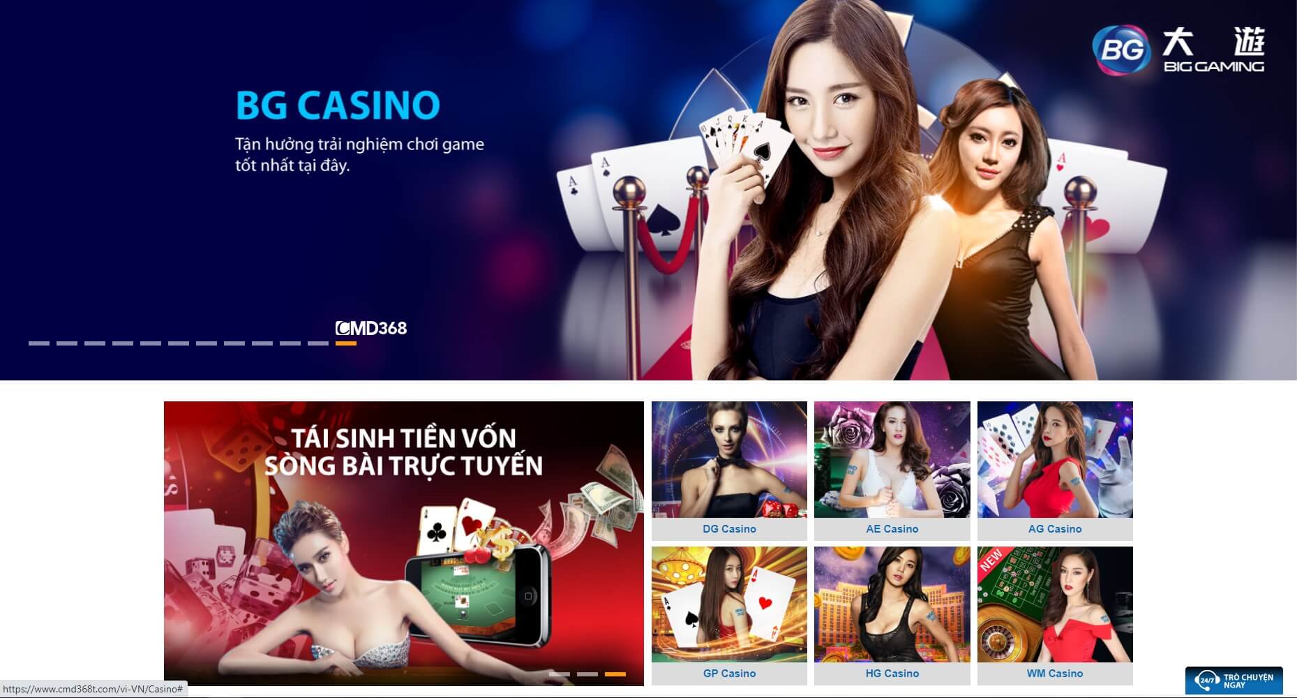 Casino trực tuyến cmd368